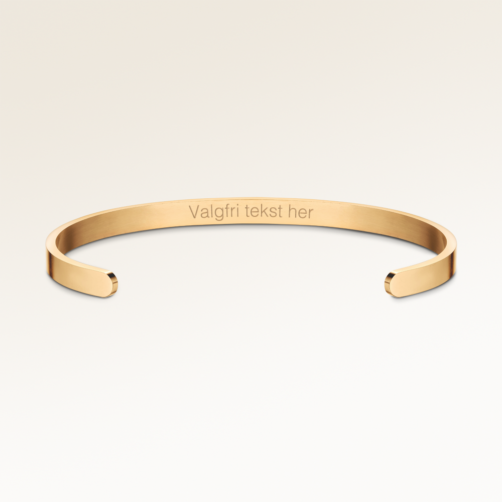 Bangle Bracelet - Engraving (Gold)