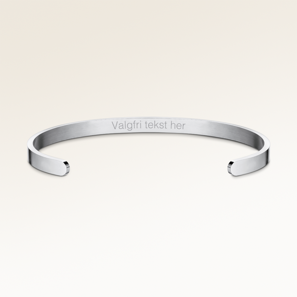 Bangle Bracelet - Engraving (Silver)