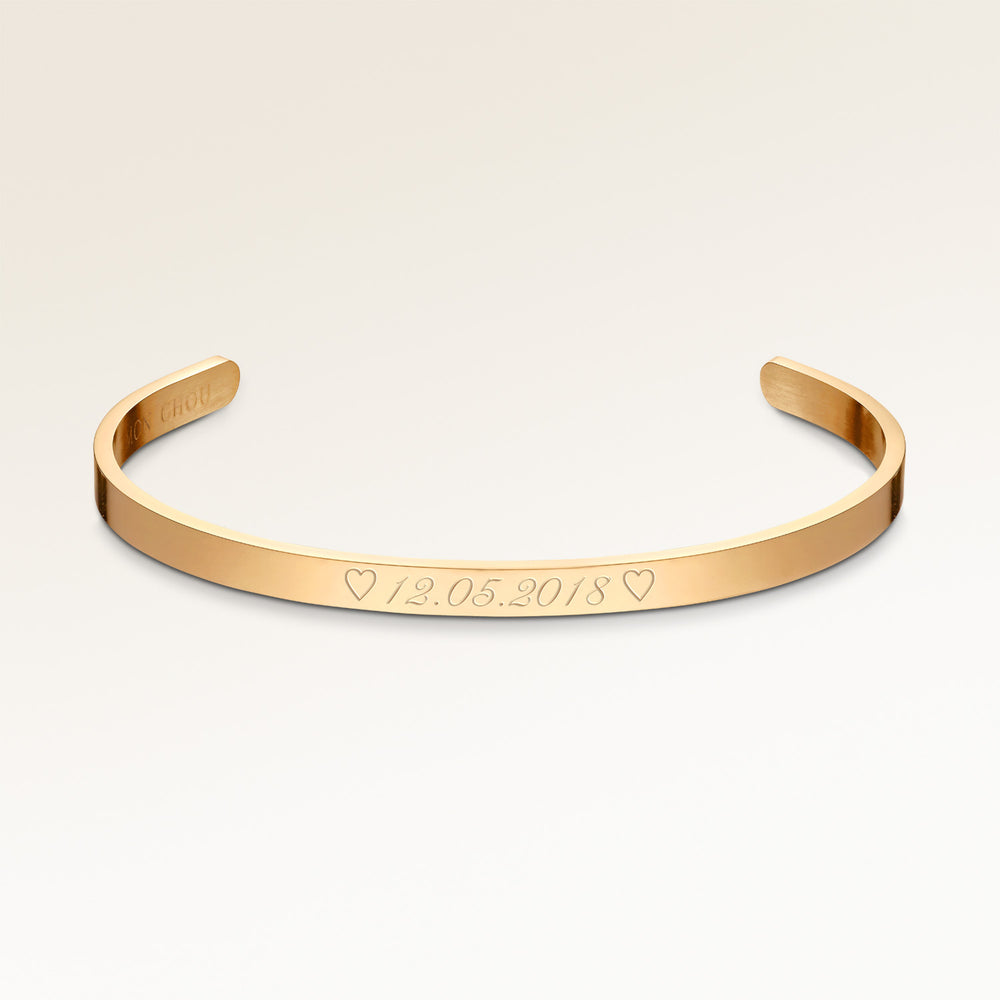 Bracelet Bangle – Gravure (Or)