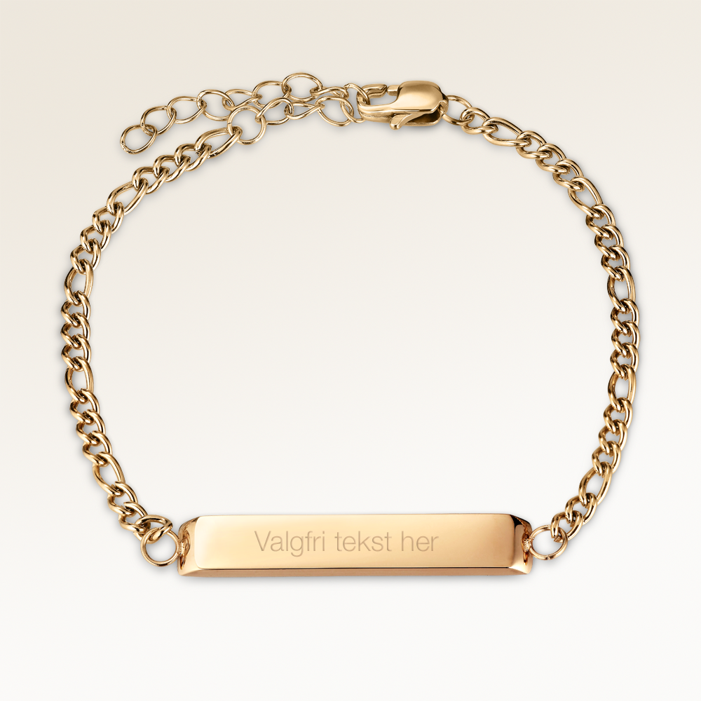 Bar Bracelet - Engraving (Gold)