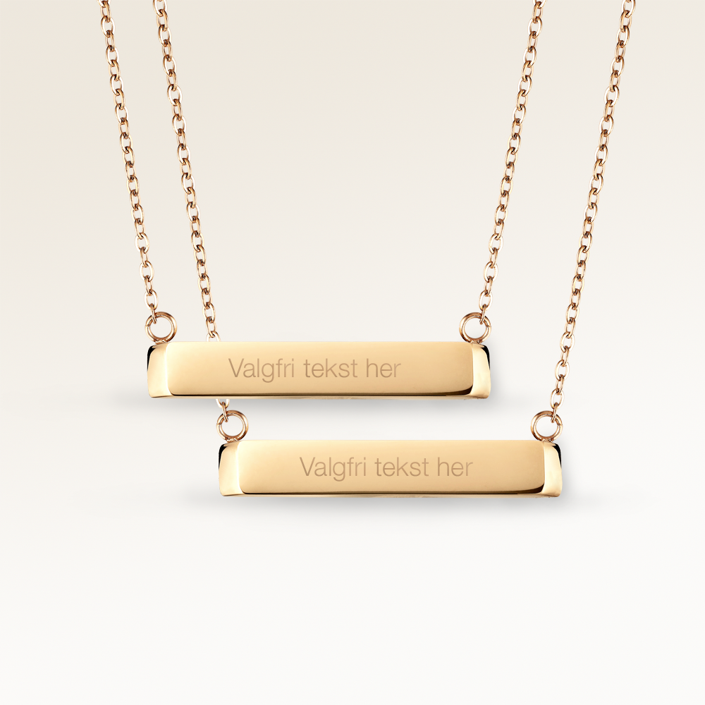Friendship Necklaces - Bar Necklace (Gold)