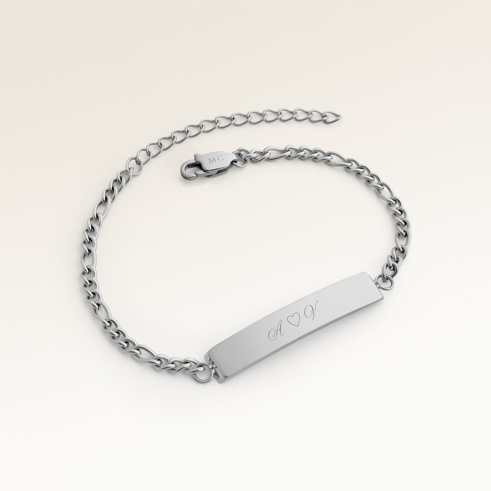 Bar Bracelet - Engraving (Silver)