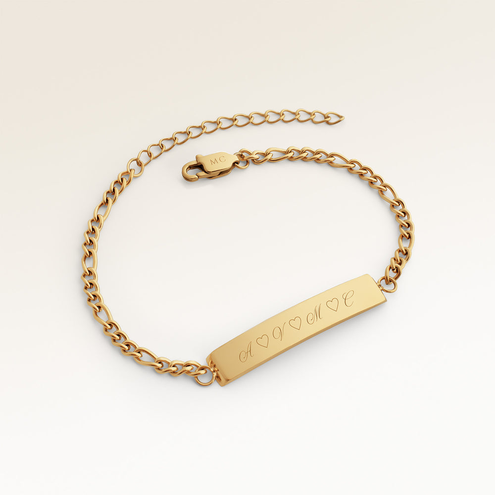 Bracelet Bar – Gravure (Or)