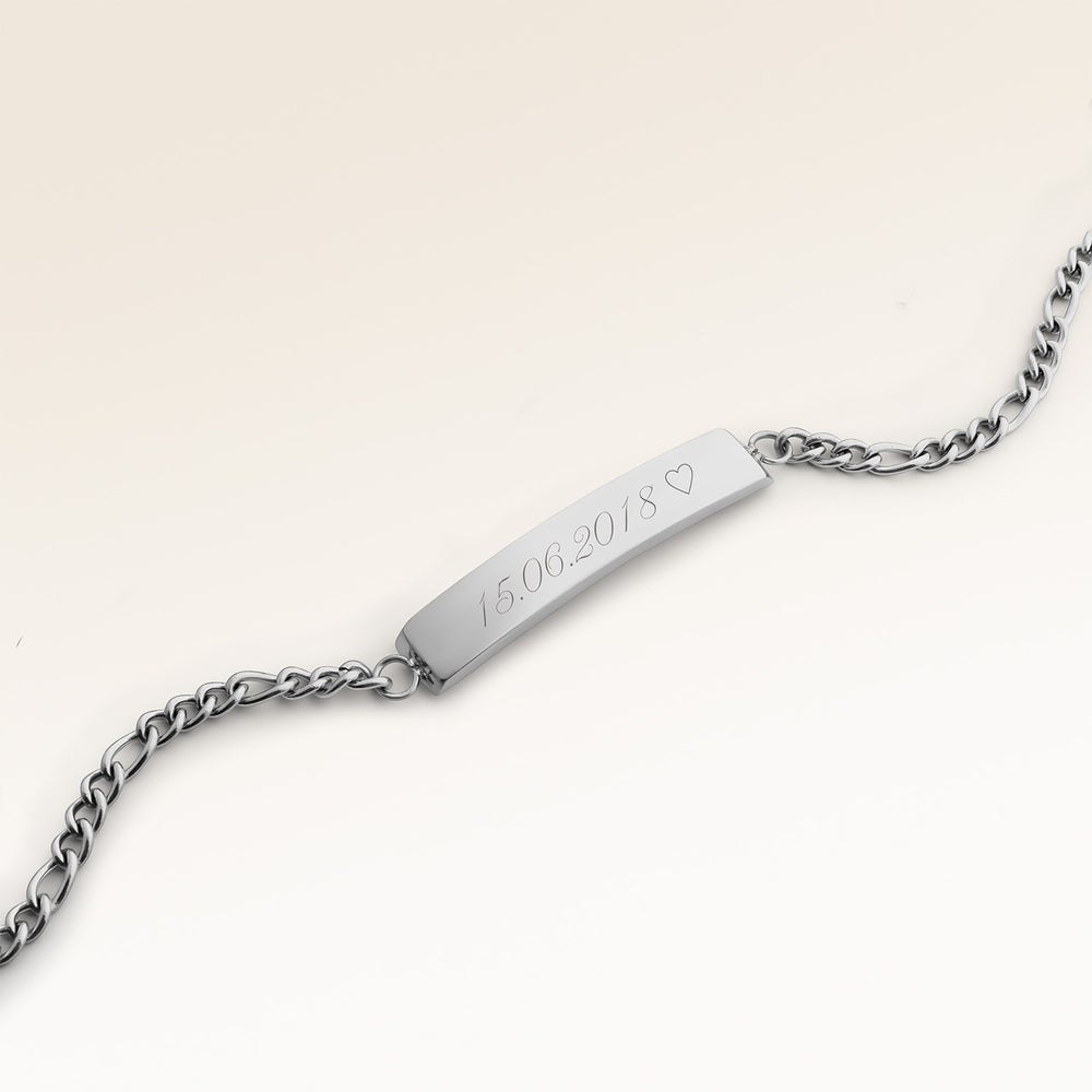 Bar Bracelet - Engraving (Silver)