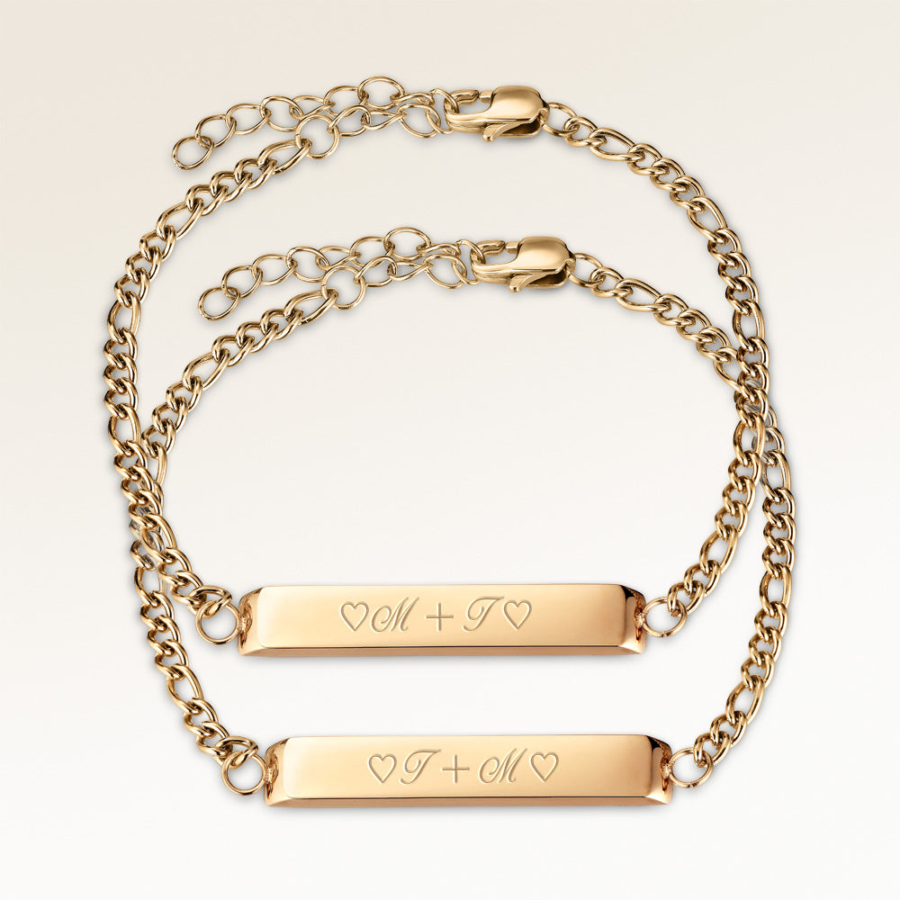 Bracelet d’Amitié – Bar Bracelet (Or)