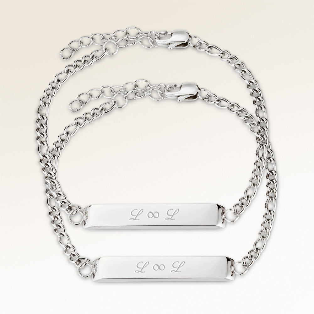Bracelet d’Amitié – Bar Bracelet (Argent)
