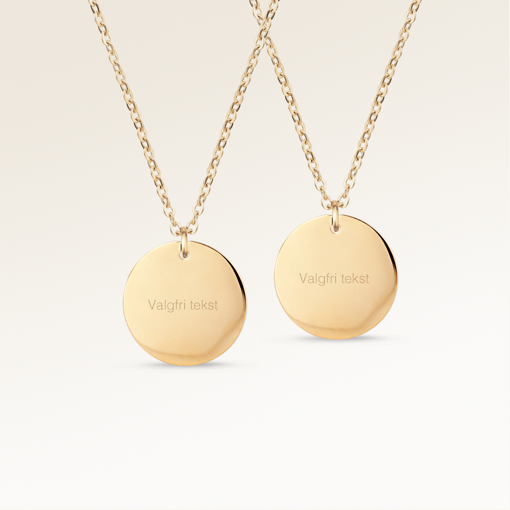 Friendship Necklaces - Circle (Gold)