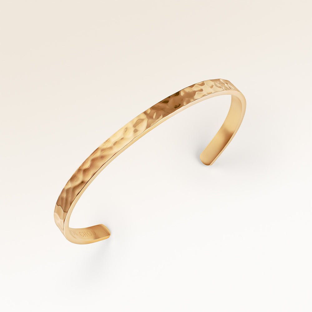 Bracelet Vagues de l'Océan - Gravure (Or)