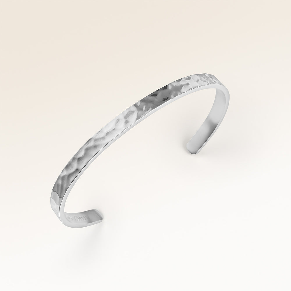 Bracelet Vagues de l'Océan - Gravure (Argent)