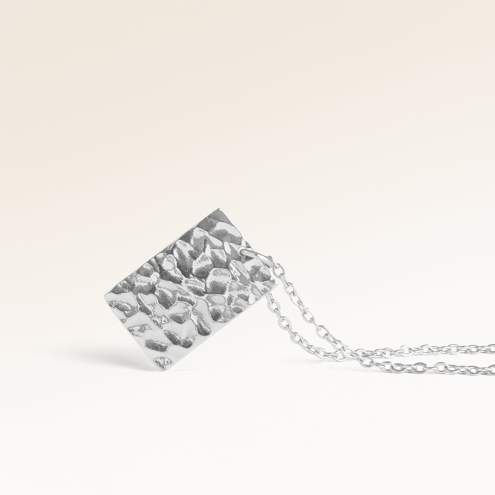 Carré Necklace - Engraving (Gold)