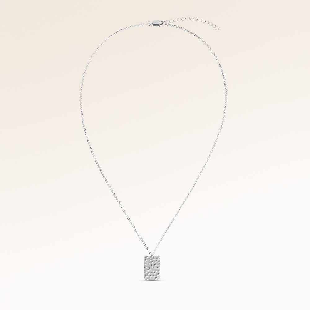 Carré Necklace - Engraving (Gold)