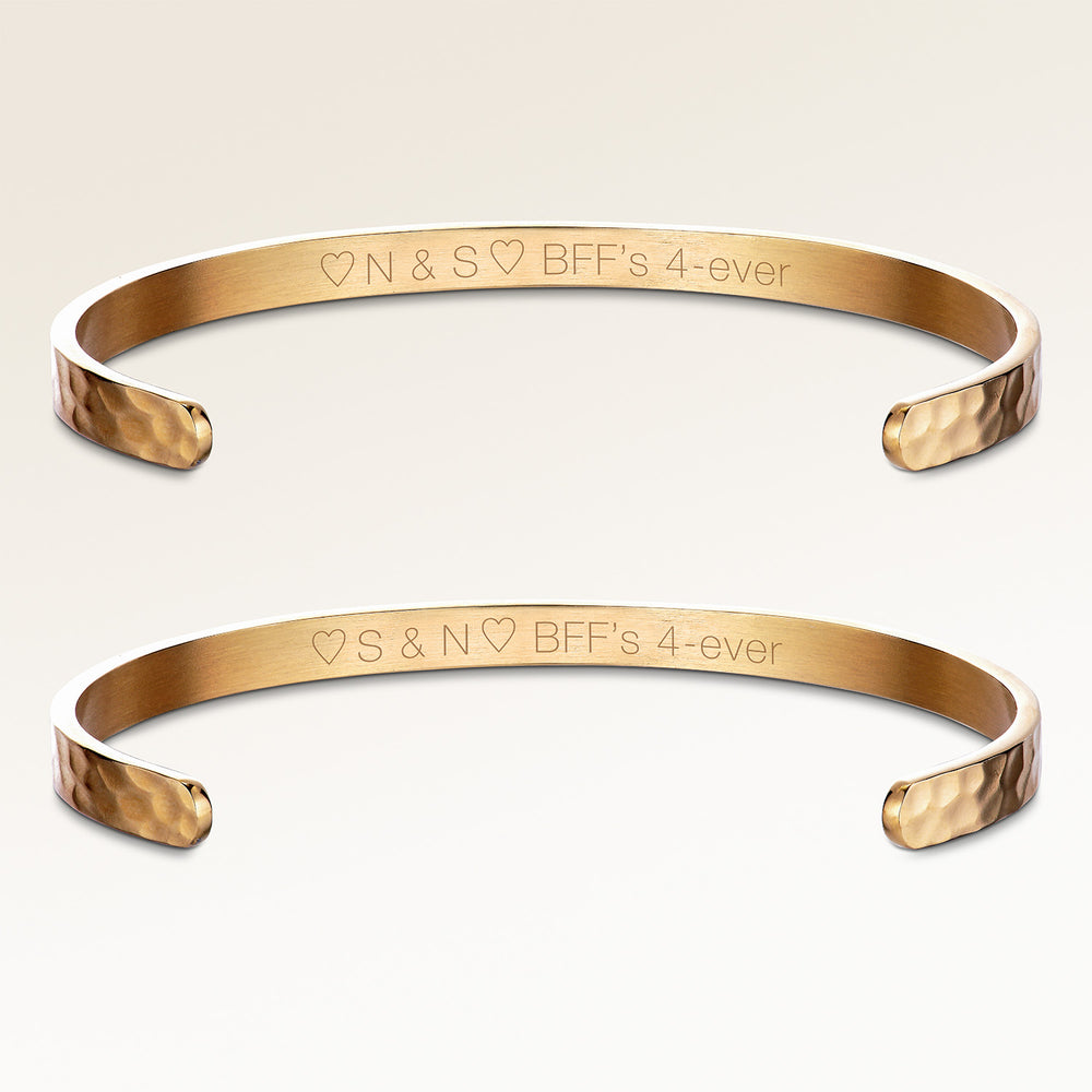 Bracelet d'Amitié - Vagues de l'océan (Or) 