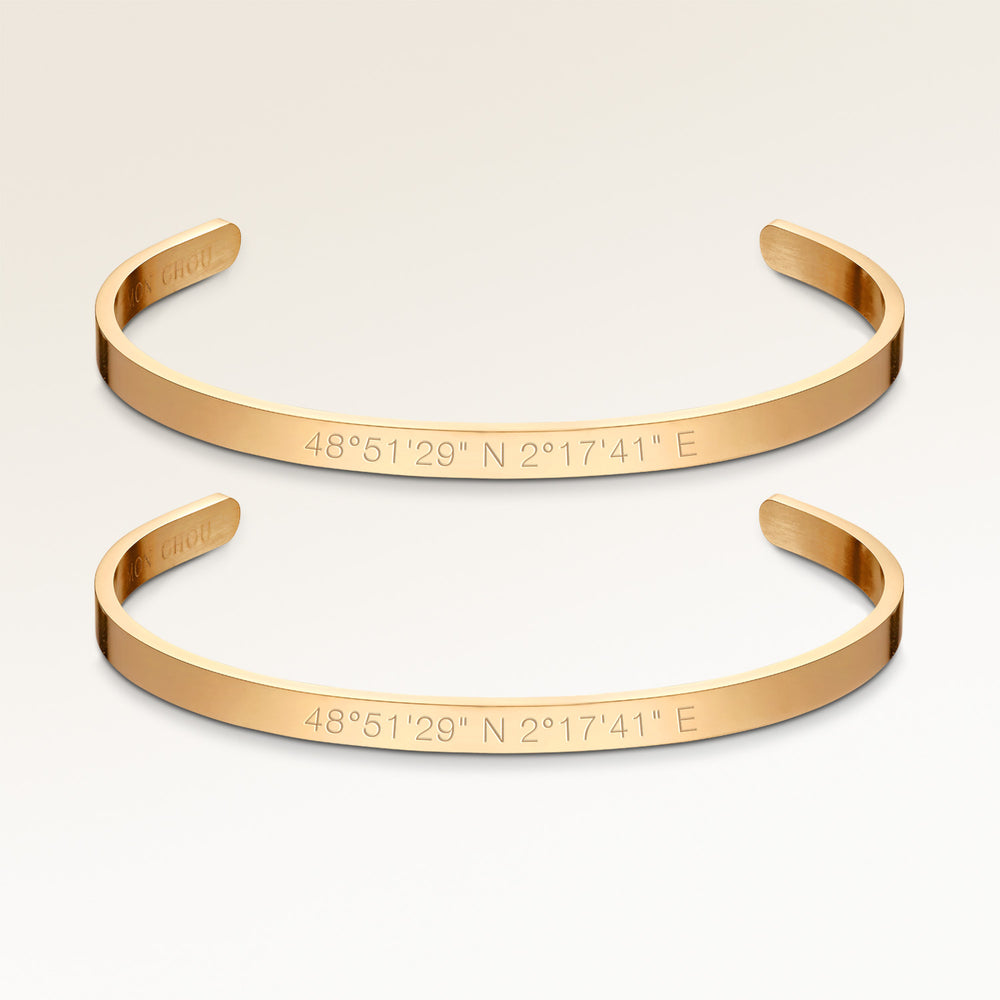 Bracelet Duo – Bangle (Or)