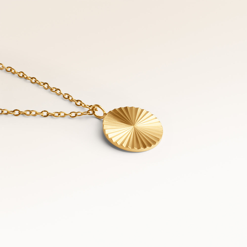 Collier Rond Soleil - Gravure (Or)
